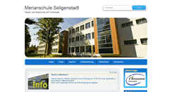 Desktop Screenshot of merianschule-seligenstadt.de